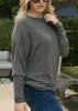Heather Knit Boatneck Pullover sold by Anna-Kaci