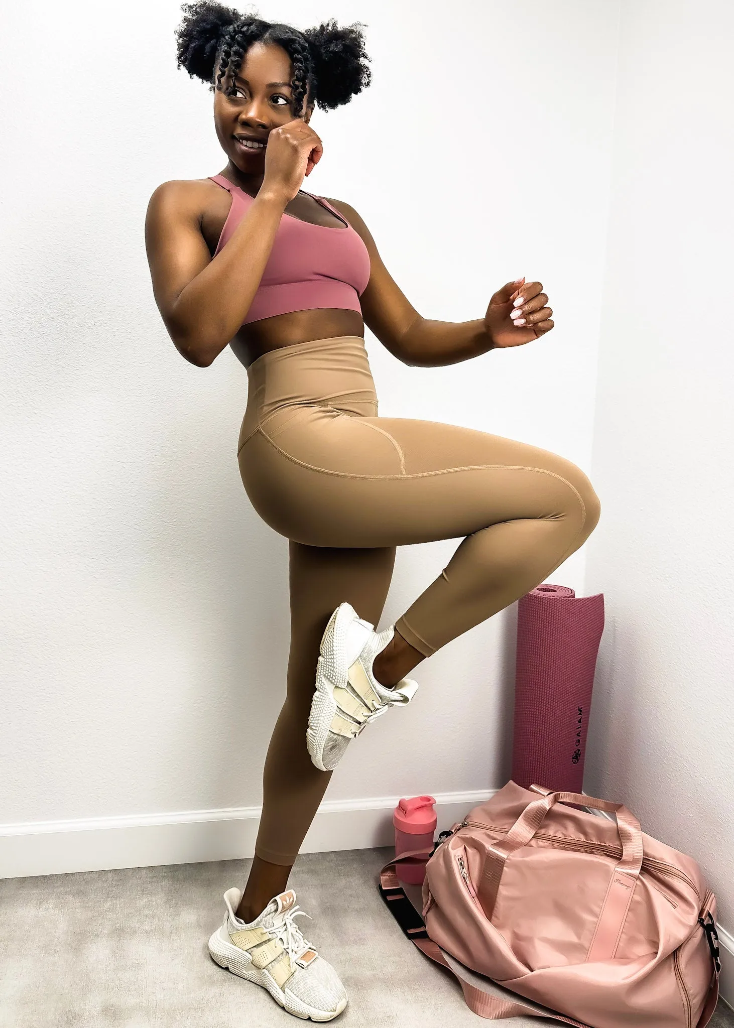 Soft Buttery High Waisted Fitness Leggings with Pockets sold by Anna-Kaci product image thumbnail 4