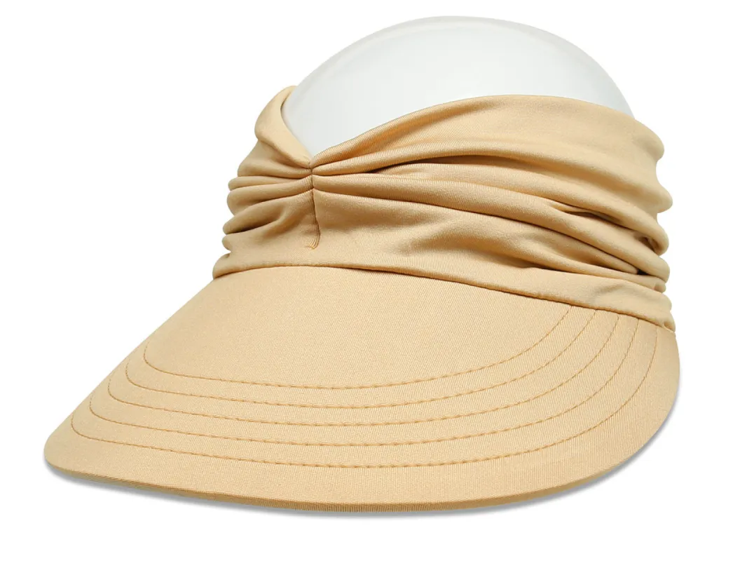 Anna-Kaci Womens Sun Visor Hat Wide Brim Summer 50 UV Protection Beach Sport Cap sold by Anna-Kaci