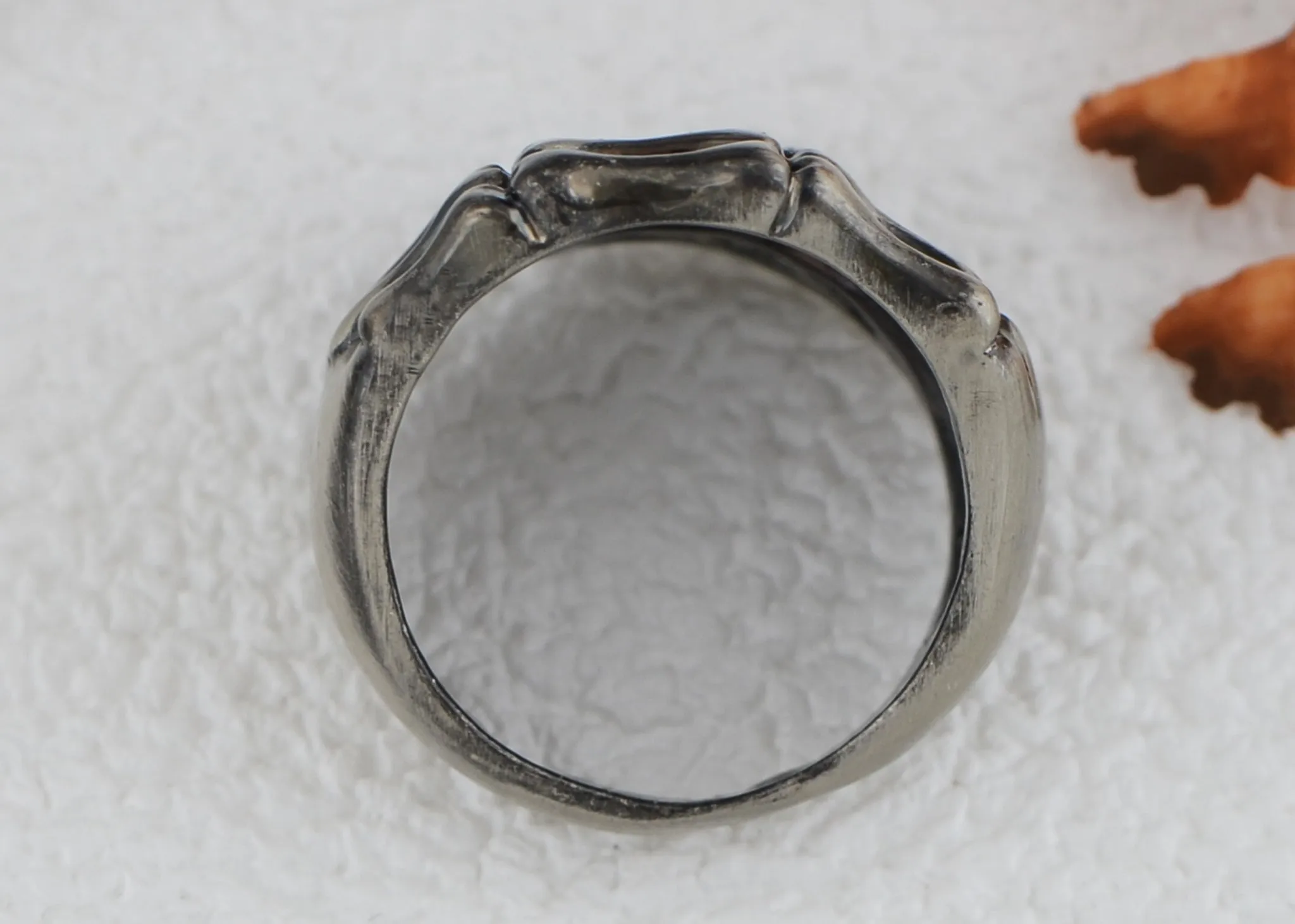 Gun Creepy Skeleton Hand Grasping Your Finger Statement Ring sold by Anna-Kaci product image thumbnail 3