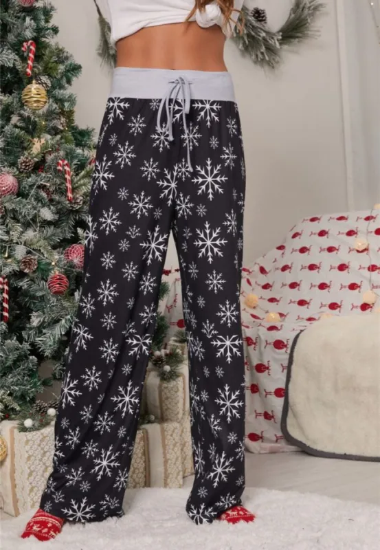 Christmas Pattern Pajama Pants sold by Anna-Kaci