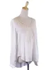 Lush Free Spirit Front Patch Detail Woven Long Sleeves Chiffon Boho Blouses Top sold by Anna-Kaci