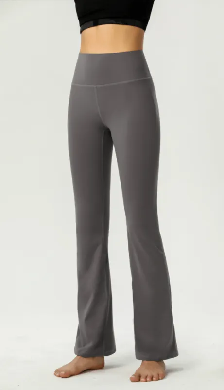 High Rise Buttery Soft Contouring Flared Yoga Pant sold by Anna-Kaci