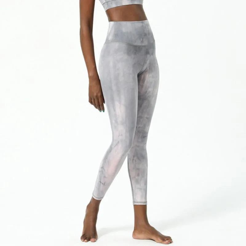 High Waisted Tie-Dye Leggings sold by Anna-Kaci