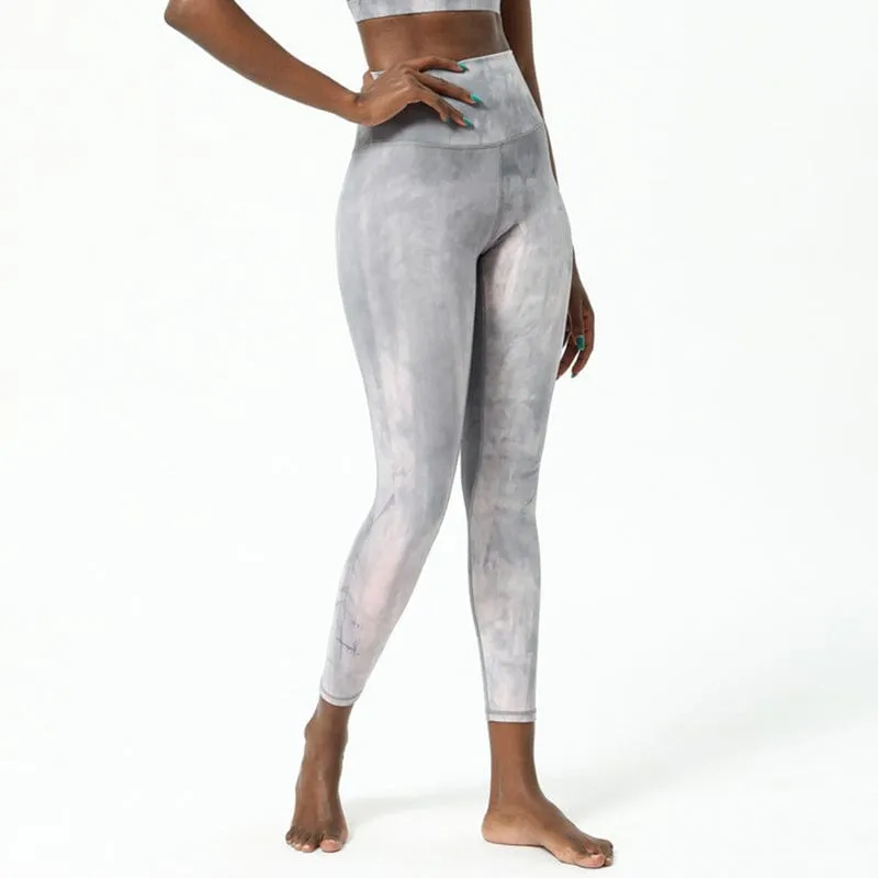 High Waisted Tie-Dye Leggings sold by Anna-Kaci product image thumbnail 3