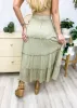 Maxi Bohemian Layered Skirt sold by Anna-Kaci