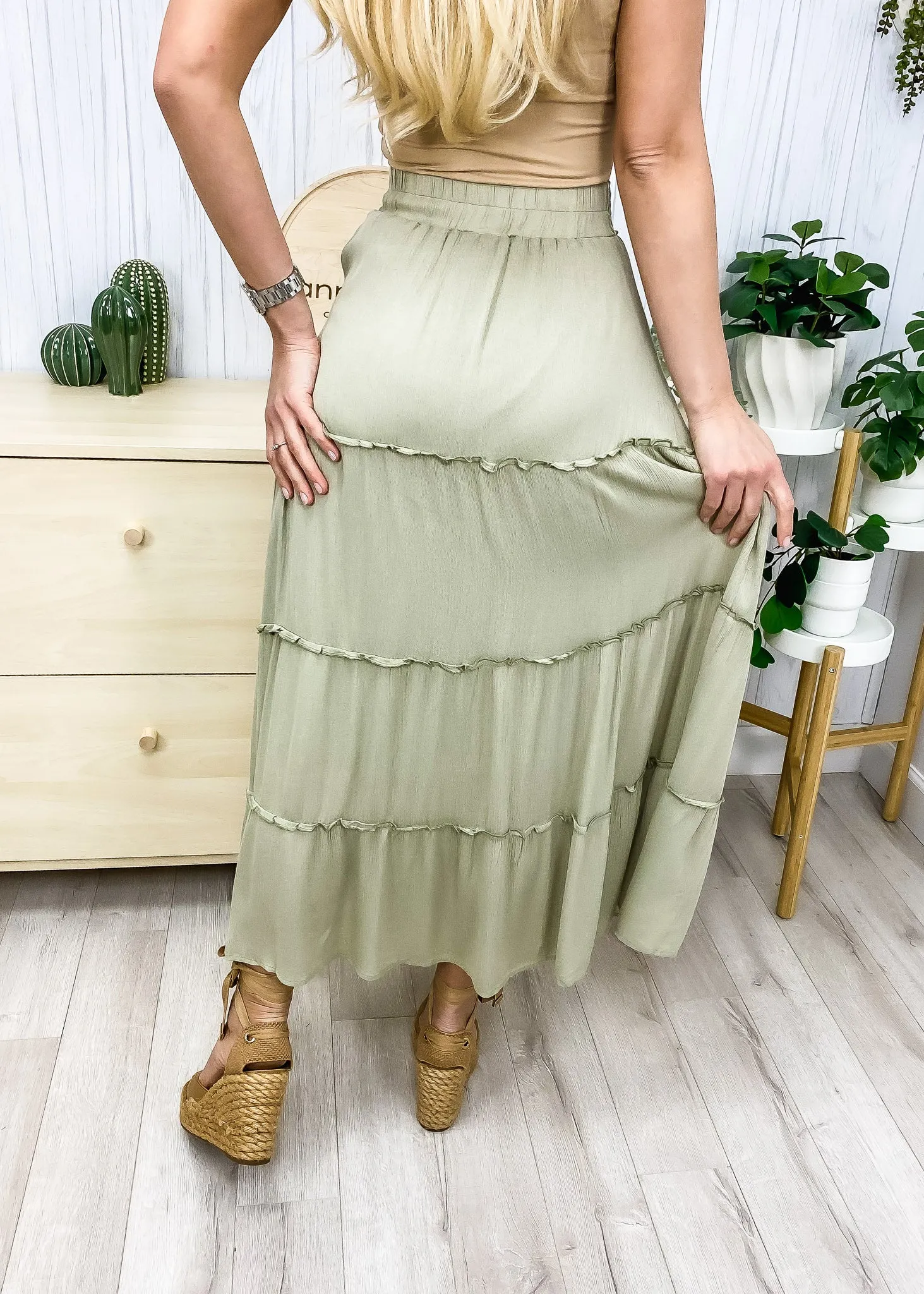 Maxi Bohemian Layered Skirt sold by Anna-Kaci product image thumbnail 3