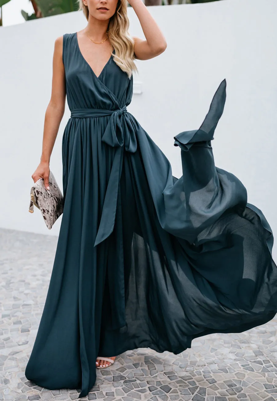 Summer Flow Tie Waist Dress sold by Anna-Kaci product image thumbnail 5