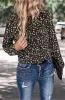 Tie Neck Leopard Print Blouse sold by Anna-Kaci