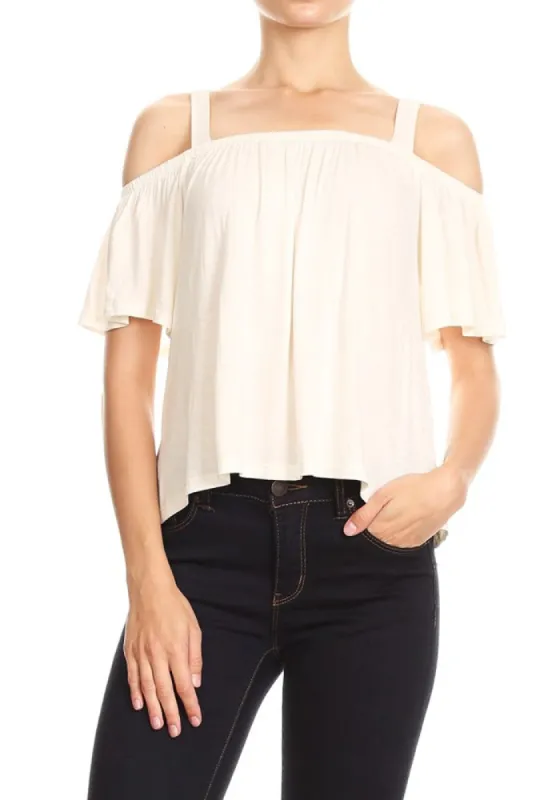 In Bloom Off Shoulder Blouse sold by Anna-Kaci