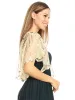 Sequin Evening Deco Shawl Cape sold by Anna-Kaci