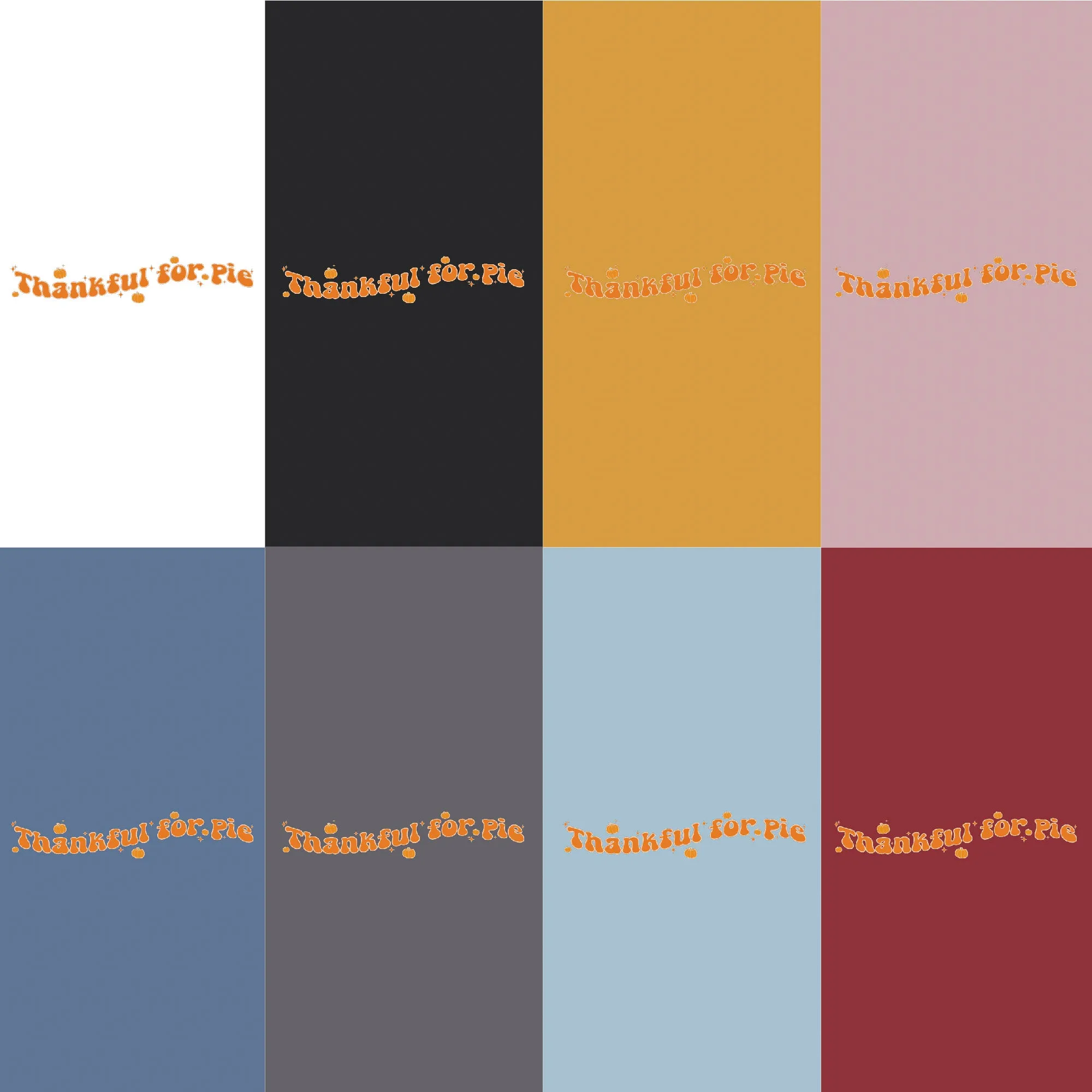 Pies of Gratitude" Sparkling Autumn-themed T-Shirt" sold by Anna-Kaci product image thumbnail 3