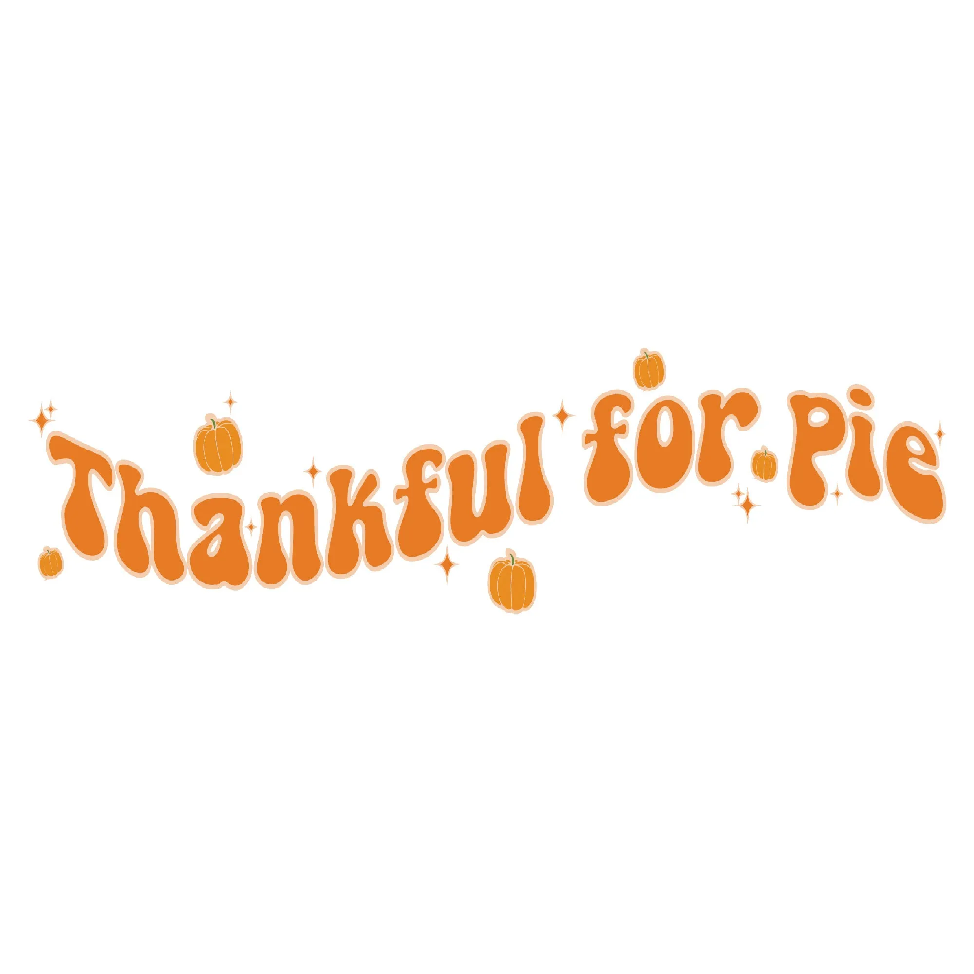 Pies of Gratitude" Sparkling Autumn-themed T-Shirt" sold by Anna-Kaci product image thumbnail 4
