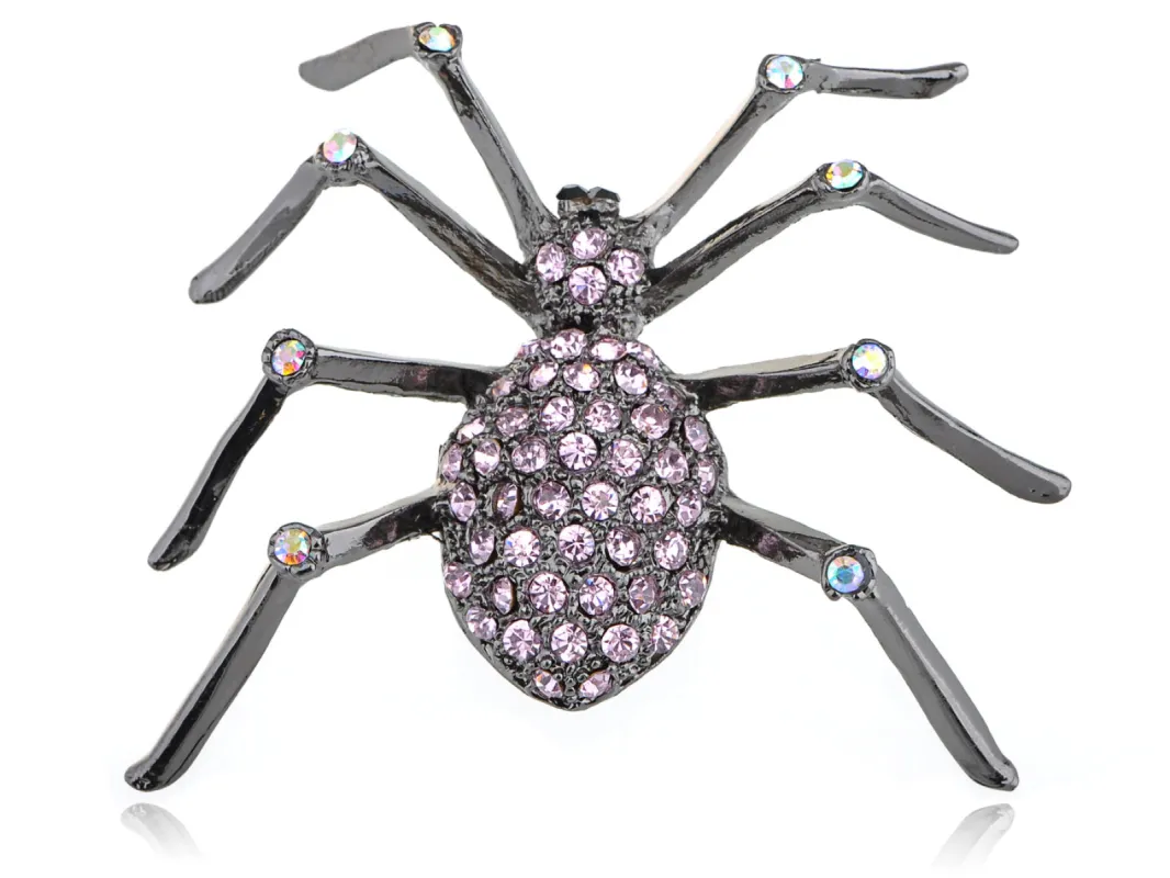 Amethyst Widow Spider Pin Brooch sold by Anna-Kaci