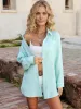 Anna-Kaci Women's Button-Down Long Sleeve Lightweight Shirt with Relaxed Fit and Front Pocket sold by Anna-Kaci