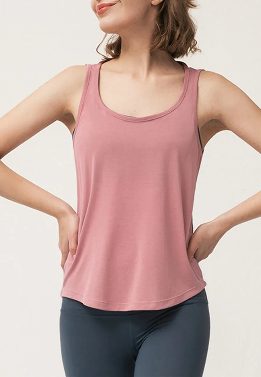 Low Back Sports Tank sold by Anna-Kaci product image thumbnail 5