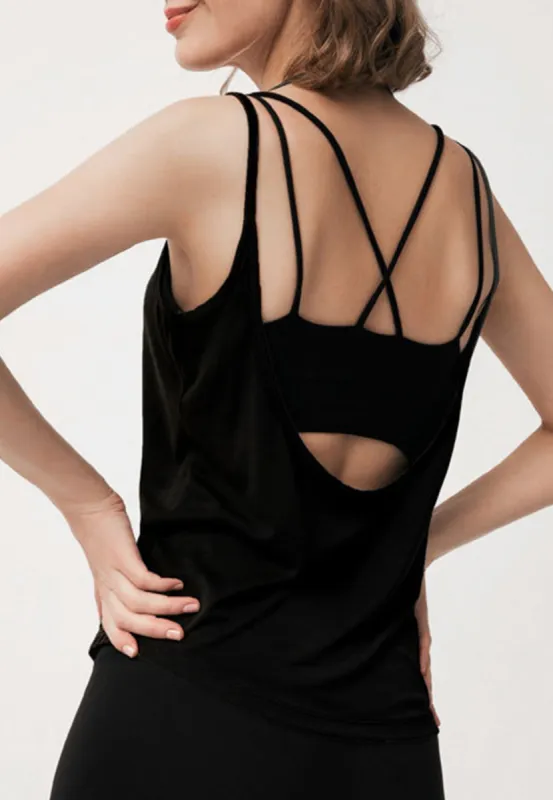 Low Back Sports Tank sold by Anna-Kaci