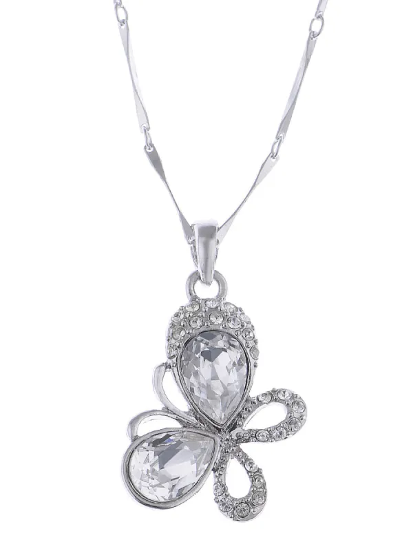 Swarovski Crystal Element Adorable Miniature Big Winged Butterfly Pendant sold by Anna-Kaci