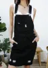 Distressed Denim Overall Midi Dress sold by Anna-Kaci