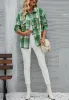 Plaid Pattern Textured Button Shirt sold by Anna-Kaci