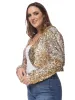 Plus Size Sequin Bolero sold by Anna-Kaci