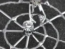 Spider & Web Crawl Insect Bug Pin Brooch sold by Anna-Kaci