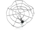 Spider & Web Crawl Insect Bug Pin Brooch sold by Anna-Kaci