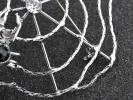 Spider & Web Crawl Insect Bug Pin Brooch sold by Anna-Kaci