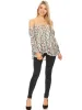 Womens Semi Sheer Boho Peasant Long Sleeve Off The Shoulder Top sold by Anna-Kaci