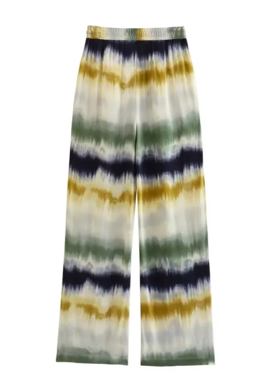 Shirred Waist Tie-Dye Pants sold by Anna-Kaci
