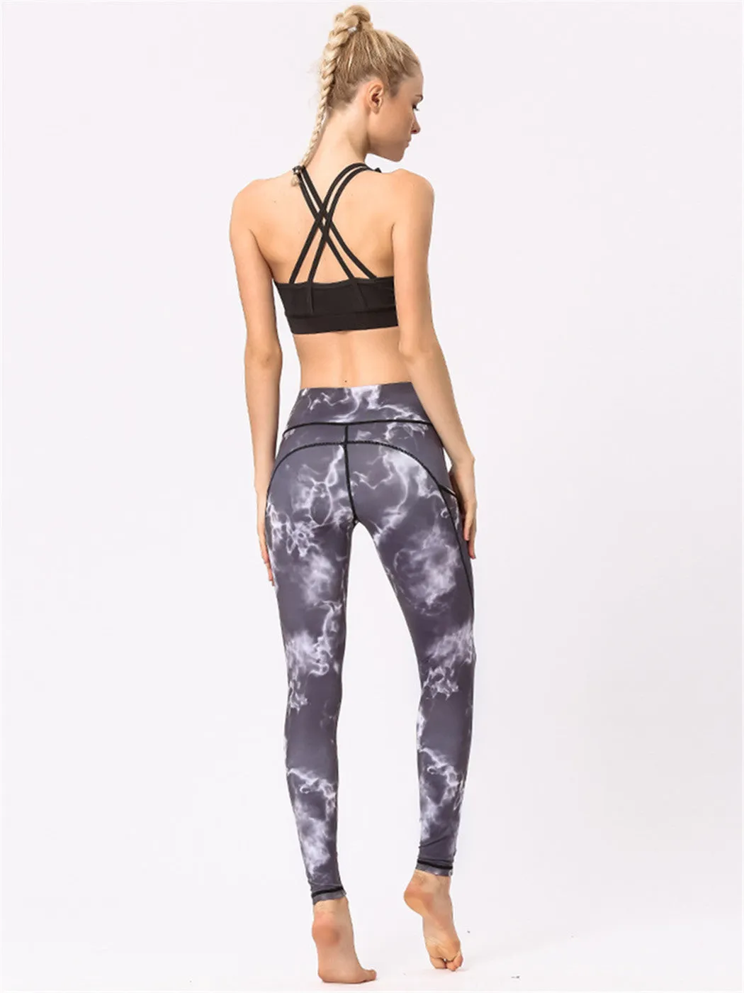 Side Pocket Camo Tights sold by Anna-Kaci product image thumbnail 4
