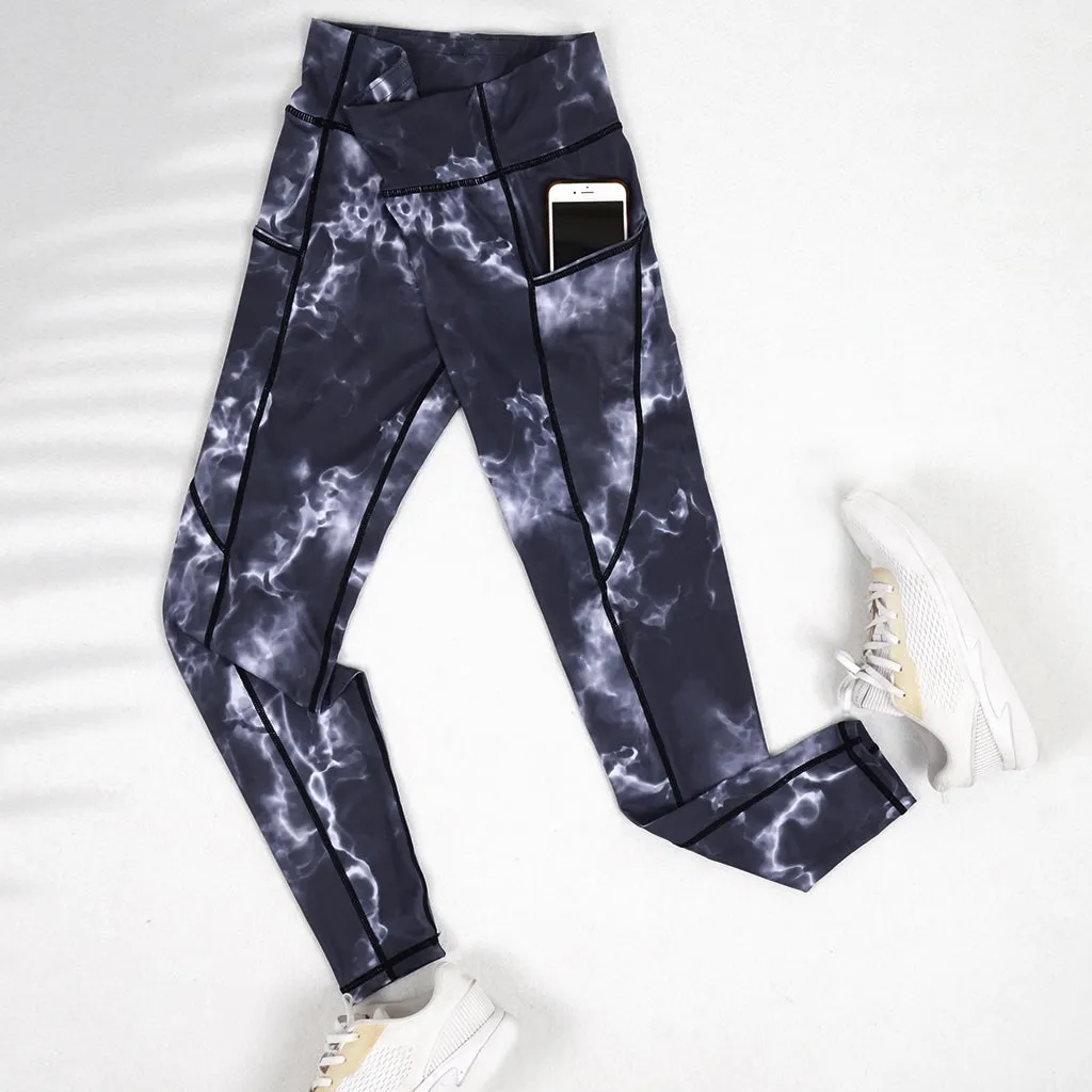 Side Pocket Camo Tights sold by Anna-Kaci