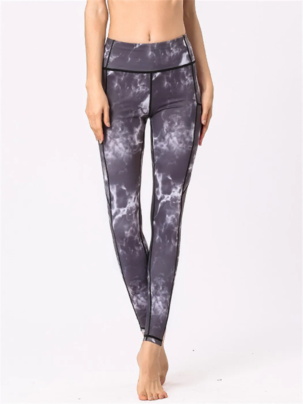 Side Pocket Camo Tights sold by Anna-Kaci product image thumbnail 2