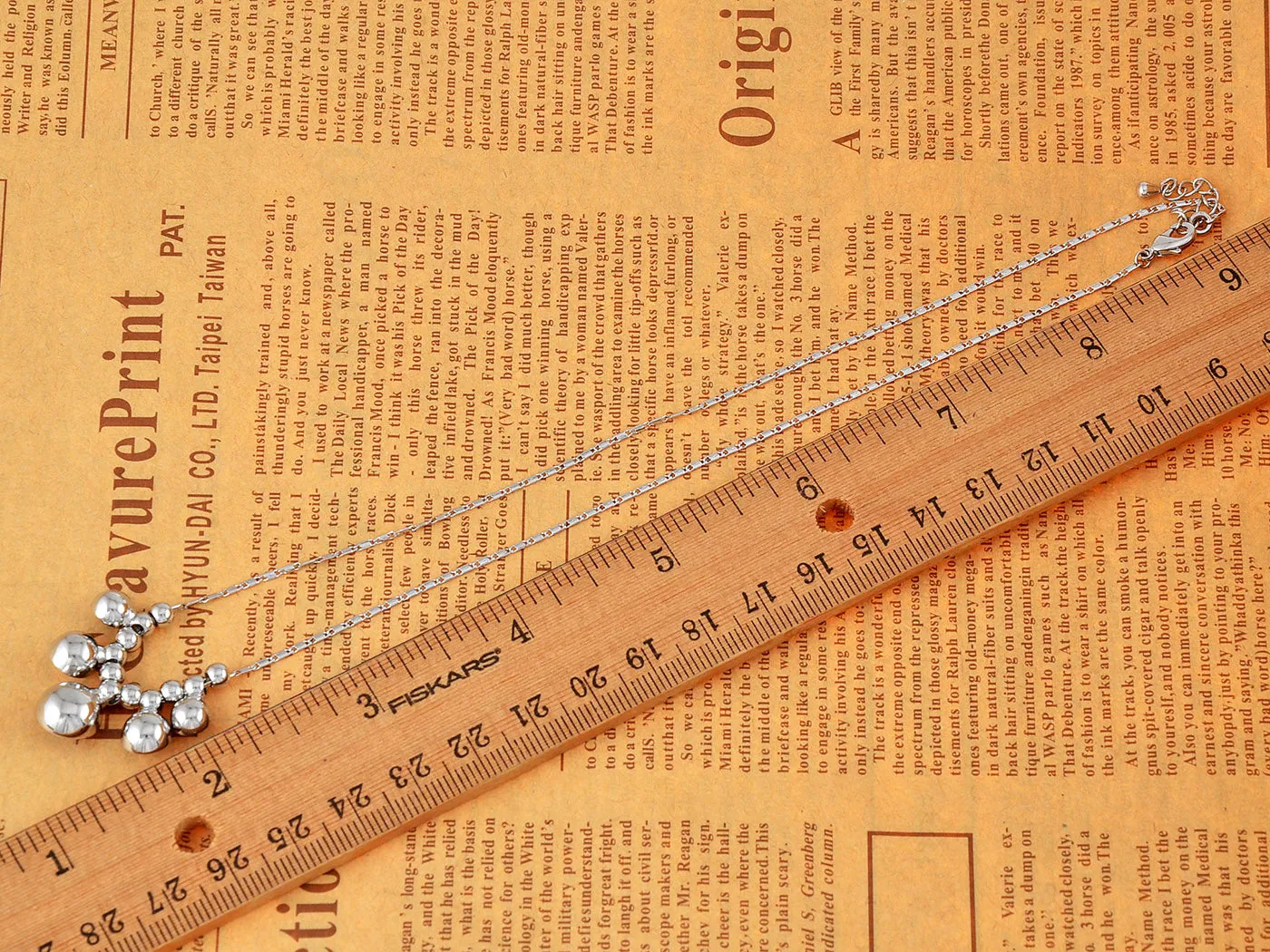 Swarovski Crystal Blue Milk Opal Zircon Bead Spotlights Dangle Necklace Jewelry sold by Anna-Kaci product image thumbnail 3