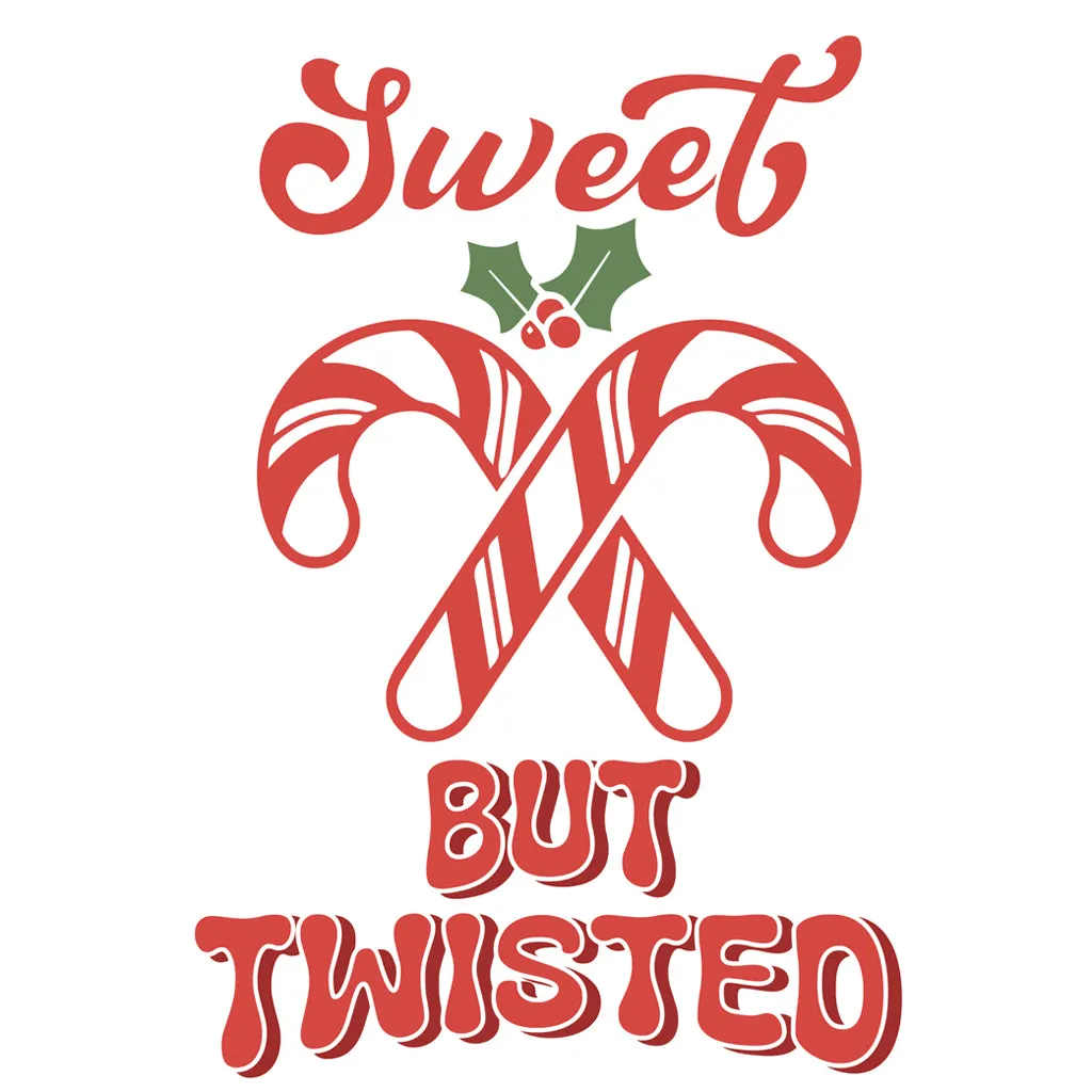 Candy Cane Chronicles: 'Sweet but Twisted' Holiday Tee sold by Anna-Kaci product image thumbnail 4