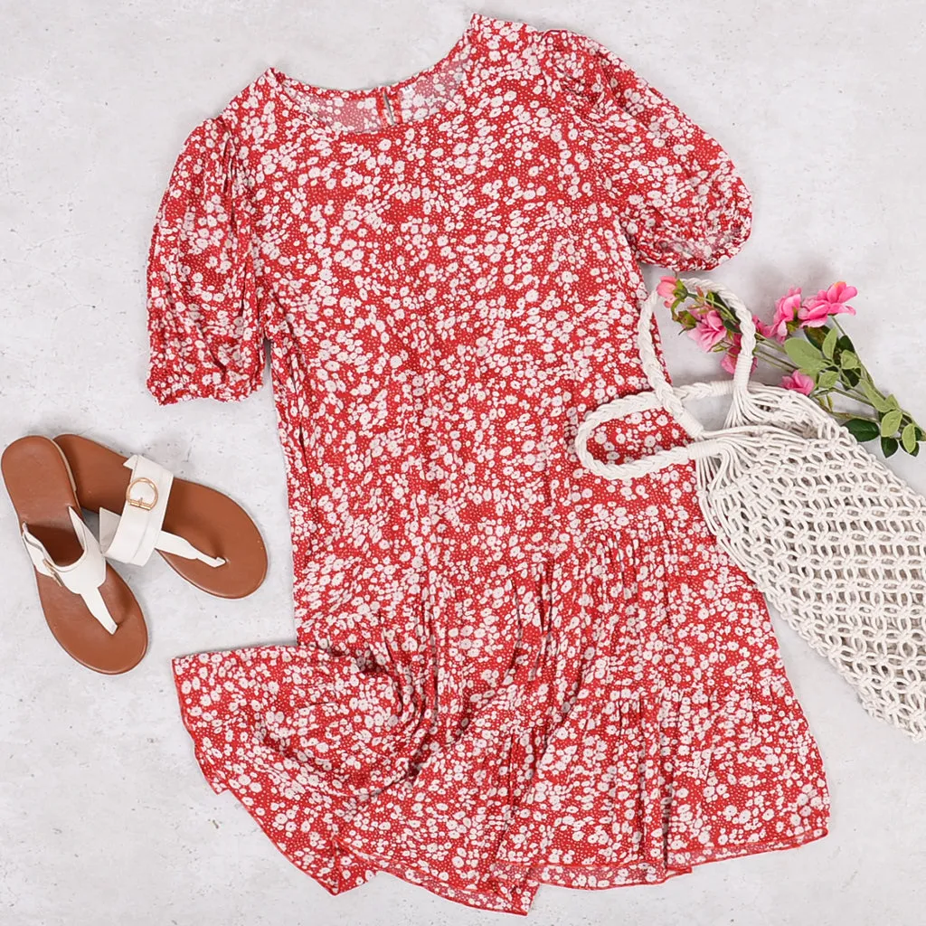 Brunch Soft Floral Tunic Dress sold by Anna-Kaci
