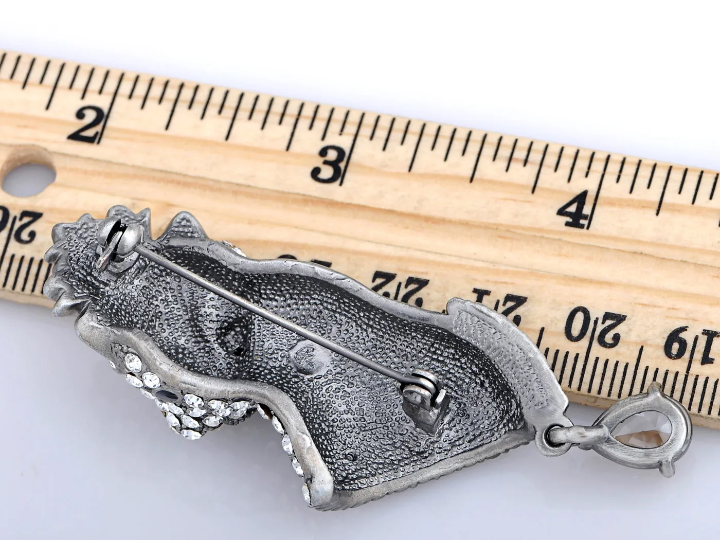 Swarovski Crystal Dazzle Element Leopard King Crown Pin Brooch sold by Anna-Kaci product image thumbnail 3