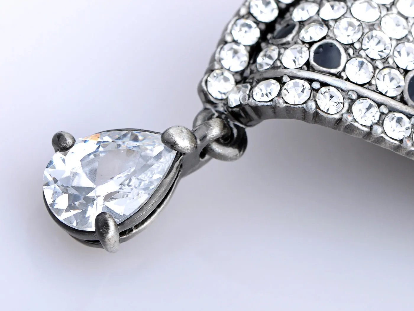 Swarovski Crystal Dazzle Element Leopard King Crown Pin Brooch sold by Anna-Kaci product image thumbnail 2