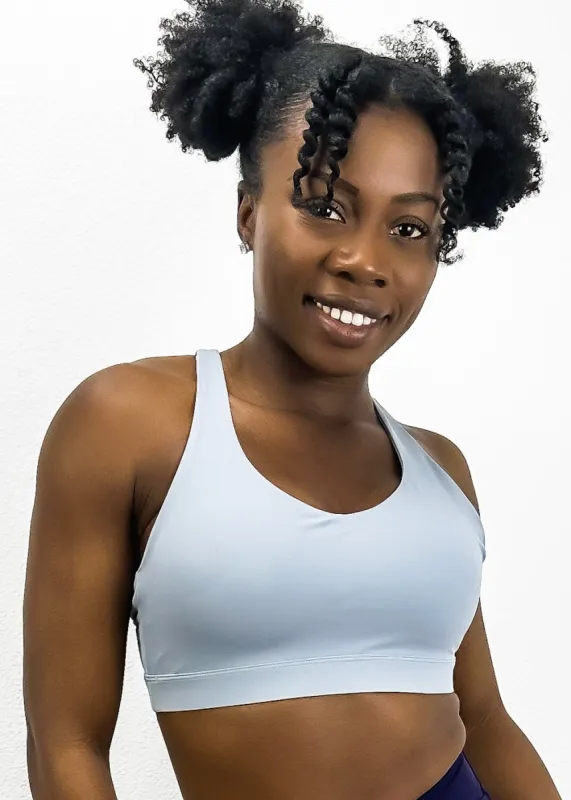 Soft Buttery V-Shape Back Straps Fitness Sports Bra made by Anna-Kaci