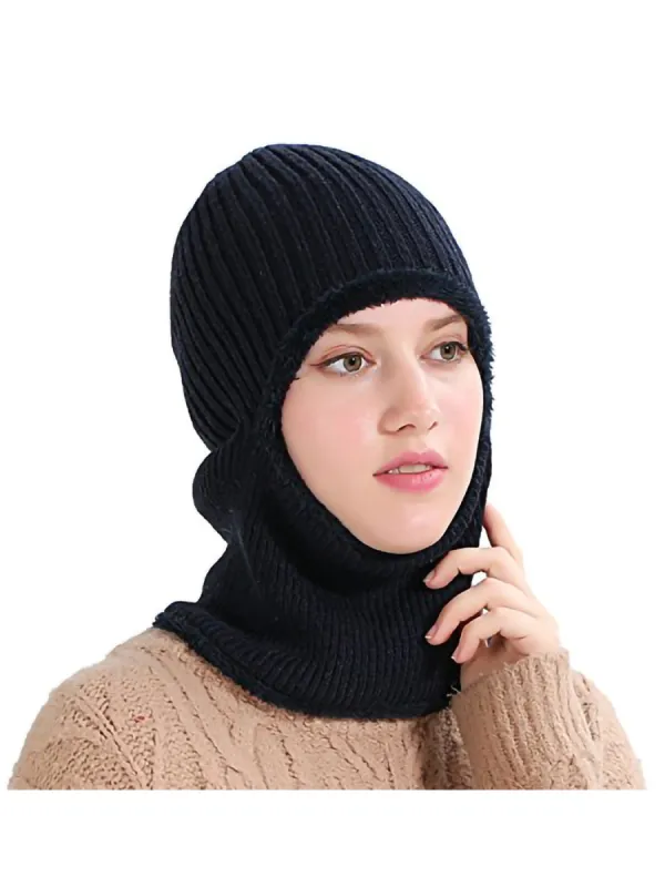 Unisex Cycling Ski Mask Winter Knitted Hat sold by Anna-Kaci