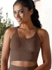 Tight Fitting Seamless Cross Strapped Sport Yoga Bra sold by Anna-Kaci