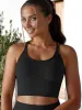 Tight Fitting Seamless Cross Strapped Sport Yoga Bra sold by Anna-Kaci
