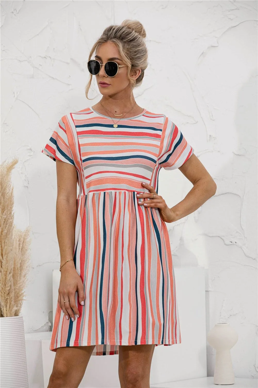 Striped Tunic Dress sold by Anna-Kaci product image thumbnail 5