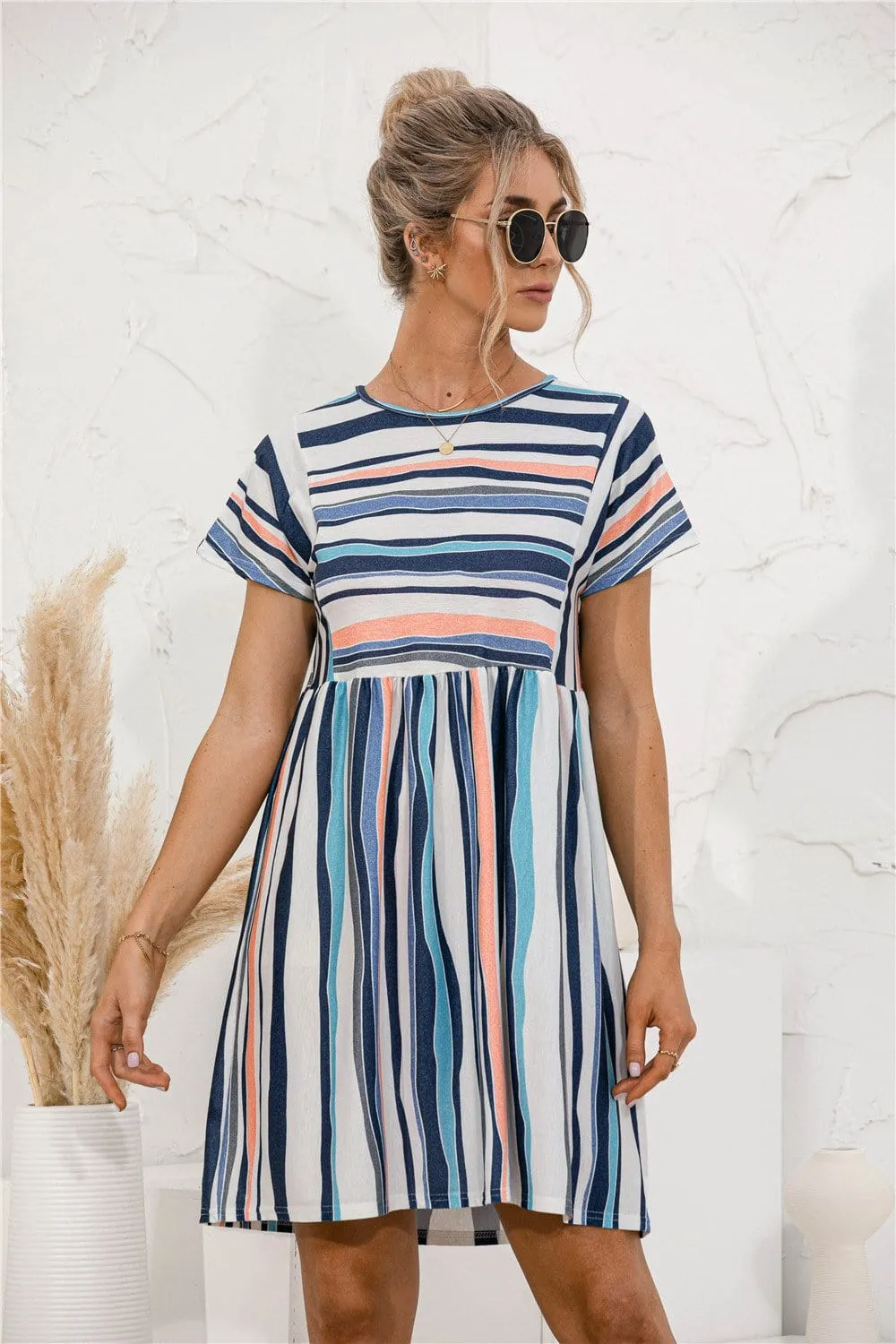 Striped Tunic Dress sold by Anna-Kaci product image thumbnail 3