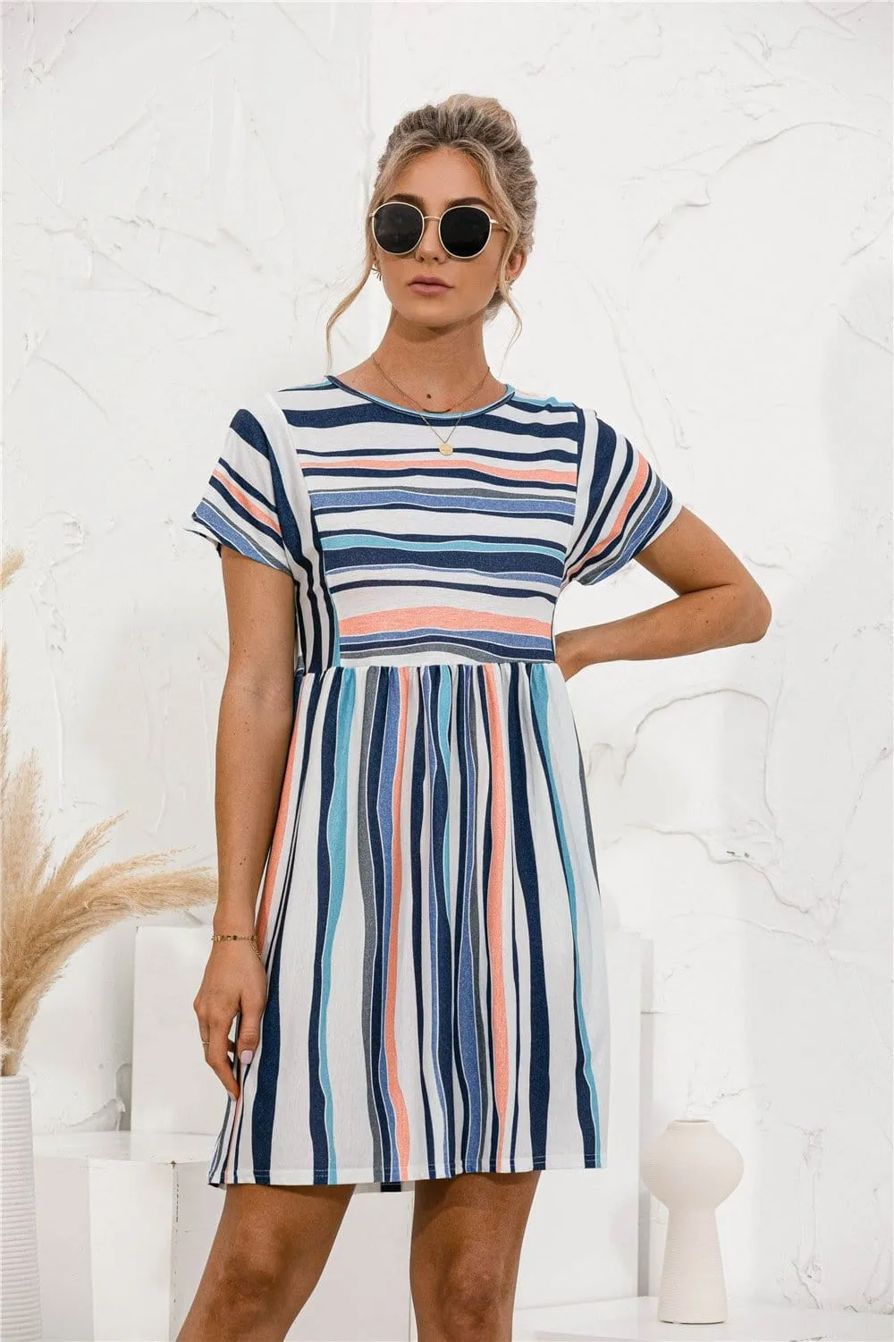 Striped Tunic Dress sold by Anna-Kaci product image thumbnail 2