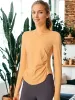 Loose Slim And Quick Drying Long Sleeved Yoga Sweatshirt sold by Anna-Kaci