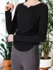 Loose Slim And Quick Drying Long Sleeved Yoga Sweatshirt sold by Anna-Kaci