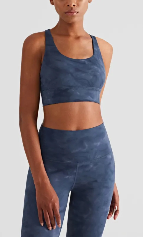 Soft Buttery Criss Cross Back Fitness Sports Bra made by Anna-Kaci