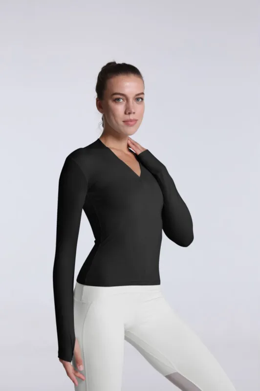 Buttery Soft Seamless Long Sleeve Active Top sold by Anna-Kaci