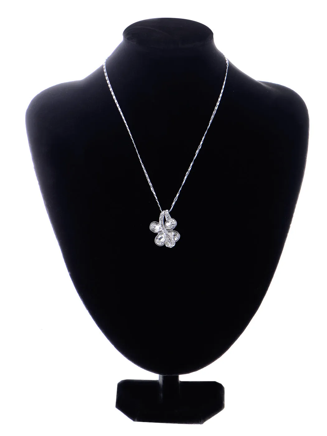 Swarovski Crystal Butterfly Pendant Silver D Birthday Best Girl Friend Necklace sold by Anna-Kaci product image thumbnail 2